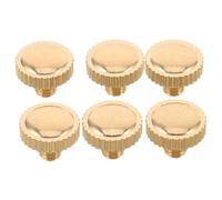 LAPYAPPE Lot de 6 Vis Moletées en Laiton pour Lyre de Saxophone Alto, Vis de Remplacement, Installation Rapide et Anti-Chute, pour Musiciens en Ensembles Scolaires