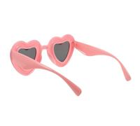LAPYAPPE Lunettes de Soleil Cœur Roses en Pc, Style Disco pour Femmes | Vacances, Lunettes de Soleil Fun, Lunette Soleil, Verres de Fête pour Adultes, Lunette Festival Drole