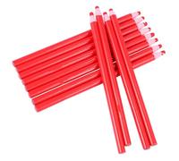 LAPYAPPE Marqueur de Cire Rouge Polyvalent pour Couture et Dessin sur Papier et Métal, Crayon Gras sans Taillage Pointe Brillante, pour Travaux de Cuir