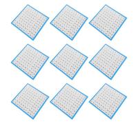 LAPYAPPE Matériel Éducatif Précoce pour Écriture et Comptage Tableau Mathématique Design Clair et Concis de 1 à 100 en Papier, 10 Feuilles pour Écoles et Apprentissage à Domicile