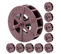 LAPYAPPE Micro Roue à Eau de Simulation 10 Pièces en Plastique | Pot de Fleurs et Pot Céramique, Usage Intérieur ou Extérieur, Accessoire de Décor de Fontaine