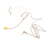 LAPYAPPE Microphone Supra-auriculaire Filaire Confortable et Fiable Amplificateur Audio Beige pour Enseignants et Professionnels en Performances Live et Théâtres