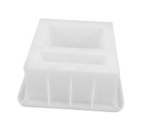 LAPYAPPE Moule à Briques en Ciment Plastique 25, 5x25, 5x10, 5 Cm | Forme Creuse, pour Patio et Fenêtre, Usage DIY Simple, Silhouette de Bloc pour Décoration de Mur