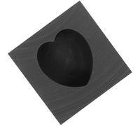 LAPYAPPE Moule Consommation D'énergie Réduite et Temps de Fusion Raccourci Fonderie Graphite de Cœur Noir et Argenté Fusion des Métaux pour Alliages