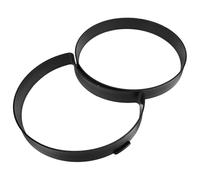 LAPYAPPE Moules à Pavés en Béton 2pcs en Plastique Noir pour Jardin et Pelouse, Moules de Sol Soi-même pour Décorer et Protéger Le Gazon