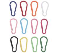 LAPYAPPE Mousquetons en Aluminium 12pcs, Clip en D pour Camping et Randonnée, Accès Rapide et Stabilité de Charge, Accessoires de Plein Air
