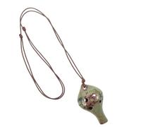 LAPYAPPE Ocarina en C Médium pour Débutants et Étudiants, Ton Stable, Facile à Transporter, en Céramique Vintage Impression Pivoine, Pratique à Domicile