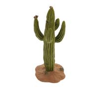 LAPYAPPE Ornement de Cactus Réaliste en PVC Vert, Modèle Artificiel Solide pour Décoration de Table et Bureau, Facile à Décorer Apparence Vivante
