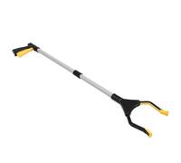 LAPYAPPE Outil de Ramassage des Déchets Jaune en Alliage D'aluminium et Abs, Pince à Ramasser Flexible pour Assistance Nettoyage Intérieur et Extérieur pour Personnes Âgées