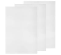LAPYAPPE Pack de 3 Plaques Aluminium A4 pour Usage Industriel et Personnel Plaque Acier 2mm, Feuilles Décoratives Vierges pour Sublimation et Tôles Métalliques Solide