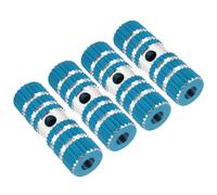LAPYAPPE Paire de Repose-Pieds Facile à Installer en Alliage D'aluminium Bleu Haute Dureté Modèle 9,5mm et 10mm pour Vélo de Montagne et Bicyclette