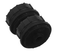 LAPYAPPE Palier de roue à vent en caoutchouc noir pour unité intérieure de climatiseur, 2 pièces, tambour de ventilateur, réduction du bruit, compatible toute saison