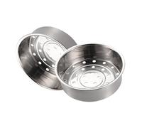 LAPYAPPE Panier Vapeur en Acier Inoxydable 2pcs pour Cuiseur à Riz, Résistant la Chaleur Froid, Support Stable pour Cuisson Vapeur la Maison