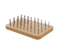 LAPYAPPE Panneau Perforé pour Rééducation des Doigts en Bois et Acier Inoxydable Améliore la Motricité Fine, pour de Réhabilitation et Entraînement Concentration