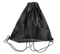 LAPYAPPE Paquet de Casque Moto en Tissu Oxford Noir Grosse Capacité, Pochette à Cordon pour Rangement de Casque et Ballon, pour École et Sport