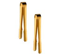LAPYAPPE Pince à Sucre en Acier Inoxydable 2pcs Design Antidérapant, Réutilisable, pour Glaçons et Gelée Lors de Petits-déjeuners ou Goûters