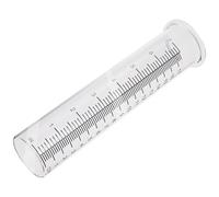 LAPYAPPE Pluviomètre Domestique en Verre 2 Tubes Fond Plat pour Mesure des Précipitations en Extérieur et Jardin Accessoires pour Pluviométrie