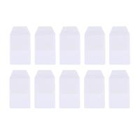 LAPYAPPE Pochettes de Rangement pour Stylos D'infirmière Étuis Pratiques 10pcs en PVC Blanc, Petite Taille pour Médecins et Infirmières