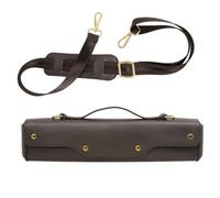 LAPYAPPE Porte-flûte Étui à Flûte en Cuir Synthétique Imperméable Doublure en Tissu Non Tissé Épaissi pour Transporter Votre Flûte en Toute Sécurité