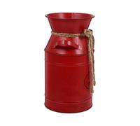 LAPYAPPE Seau Décoratif en Fer pour Fleurs Séchées 7.48X4.72X3.94 Pouces Pot Rétro pour Jardin et Décoration Intérieure Style Européen