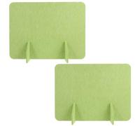LAPYAPPE Séparateur de Bureau en Feutre 2pcs avec Pieds Support, Panneau Acoustique Indépendant pour Bureau et Dortoir, du Bruit et Confidentialité Assurée