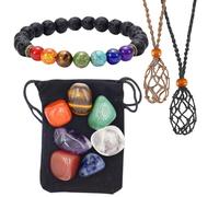 LAPYAPPE Set de Bracelet de Yoga en Pierres Naturelles Cordon Ajustable en Bois, Confortable et Antiallergique, pour Occasions Spéciales et Fêtes D'anniversaire
