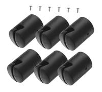 LAPYAPPE Set de Embouts de Protection pour Poteaux de Trampoline Abs et Alliage Capuchons de Remplacement pour Sécuriser Filet et Structure Accessoires Durables pour Trampoline