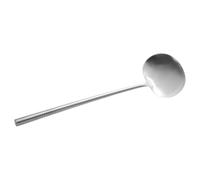 LAPYAPPE Spatule en Acier Inoxydable Anti-brûlure Manche Long, Ustensile Cuisine Haute Résistance pour Wok et Cafétéria, Usage Professionnel
