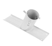 LAPYAPPE Support de pour Panneaux Solaires Réutilisable et Facile à Remplacer Blanc Kit Simple Vis Inclus pour Lampadaire Solaire Extérieur