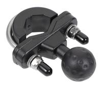 LAPYAPPE Support de Téléphone pour Guidon de Moto Boulon en U, Base de Montage en Abs et Métal, Tête à Rotule 25mm, Haute Fiabilité pour Caméra ou Téléphone