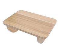 LAPYAPPE Tabouret Bois Ergonomique sous Bureau pour Bureau Stable pour Soulagement Pression des Jambes et Massage Pratique et Moyenne Usage Prolongé Confortable Couleur Couleur Aléatoire