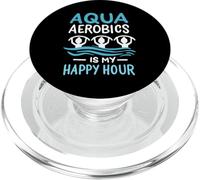 L'aquagym est Mon apéro Aquagym Aquagym Aquagym PopSockets PopGrip pour MagSafe
