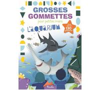 Grosses gommettes l'aquarium bleu TU