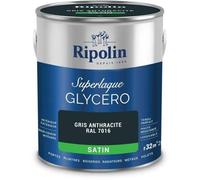 Laque glycéro gris anthracite RAL 7016 satin - RIPOLIN - 2 L