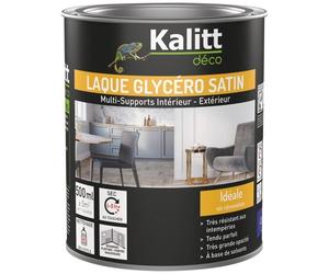 Laque glycéro Satin Multi-supports 0.5 L - Bleu Gentiane