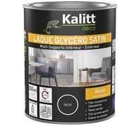 Laque glycéro Satin Multi-supports 0.5 L Noir