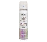 Laque Pailletée Cheveux Multicolore - Spray Paillettes Cheveux Tenue Longue - Glitter Hair Spray Festival Soirée - Sans Microplastique - FEERIC - Fabriqué en France