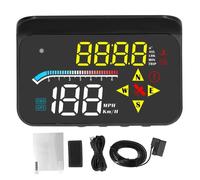 LAR Affichage tête haute Auto OBD2 + GPS Systerm HUD Head-Up Display Digital Car Speed Projector Universal