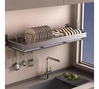 Lar Égouttoir à vaisselle pour évier - Nizer mural peu encombrant, polyvalent pour cuisine et salle à manger (1 pièce, 100 cm / 39.4in)