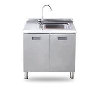Lar lettos for ello Laundry Évier de cuisine en acier inoxydable avec robinet et kit de vidange 70 cm 71,1 cm polyvalent Sto Solut pour la maison et Worpace