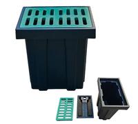 Lar raina Collect Kit de fosse sans trous pré-percés Idéal pour patios gouttières Munil Sewa 75 x 45 x 60 cm Installation facile