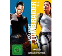 LARA CROFT: TOMB RAIDER 1+2 LIMITED MEDIABOOK UHD-BOX - 4 ULTRA HD BLU-RAY NEUF