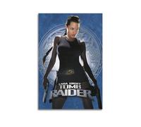 Lara Croft Tomb Raider - Poster mural vintage sur toile - Impression artistique de musique et de films - Peinture décorative pour salon, chambre à coucher - 30 x 45 cm - Style sans cadre