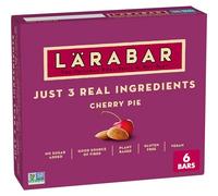 Larabar Cherry Pie Lot de 6 barres végétaliennes sans gluten aux fruits et aux noix 50 ml