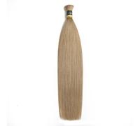 Larafona 100% Humain Cheveux en Vrac Hair Extensions Brésiliens Vierge Naturelle Human Hair Bulk 100gram Brun clair 22inch/55cm