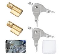 Laralily Lot de 2 cadenas Cartrend pour attelage de remorque, avec 4 boutons, compatible avec la remorque Earth Daxara Maypole