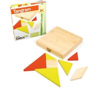 L'ARBRE A JOUER Tangram - Coffret bambou - 16 cm