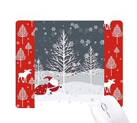 l'arbre de noël santa claus flocon de neige la souris noël woods - forêt