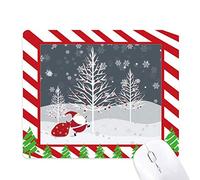 l'arbre de noël santa claus flocon de neige tapis de souris canne de noël du tapis.