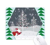 l'arbre de noël santa claus flocon de neige tapis de souris green pine tree tapis en caoutchouc